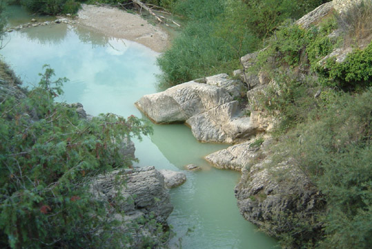 Un lieu de baignade sur le Lauzon.